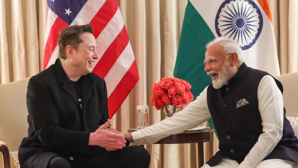 PM Modi और Elon Musk