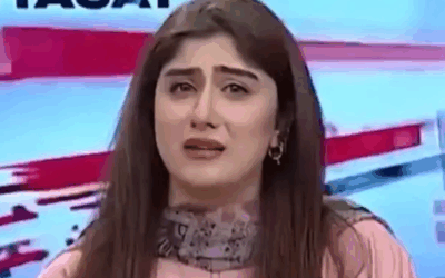 Pakistani Anchor Crying Video Viral: