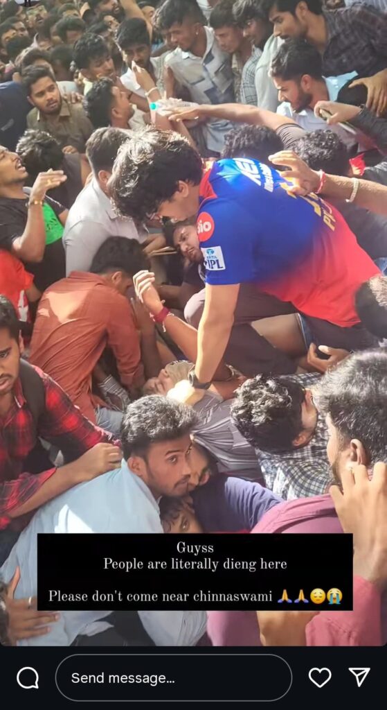 RCB Celebration Stampede