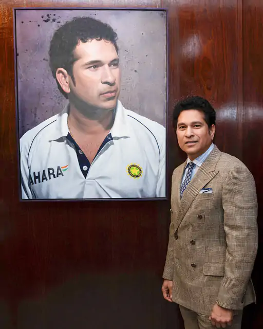 लॉर्ड्स म्यूजियम में लगा Sachin Tendulkar का पेंटिंग