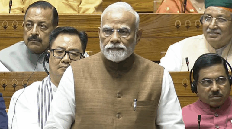 Operation Sindoor, PM Modi Pakistan Warning, US Vice President Call, भारत पाकिस्तान तनाव, मोदी लोकसभा भाषण, विजयोत्सव, आतंकवाद पर भारत की कार्रवाई, सिंदूर ऑपरेशन