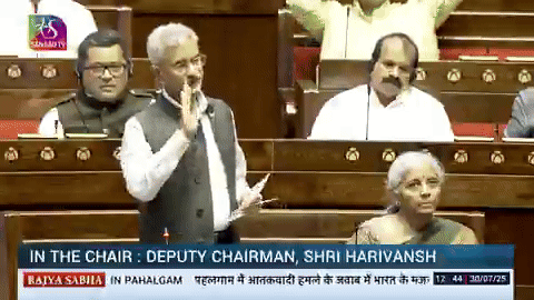 Dr S Jaishankar, संसद बहस