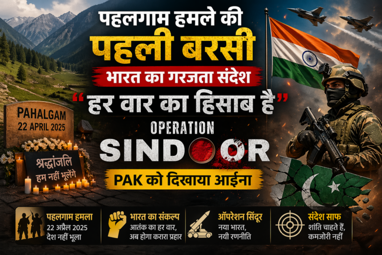 Pahalgam Attack Anniversary, Operation Sindoor, India vs Pakistan, Kashmir Terror Attack, India Defense Strategy