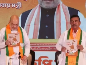 West Bengal में भाजपा का संकल्प पत्र जारी: शाह का ममता सरकार पर तीखा हमला
