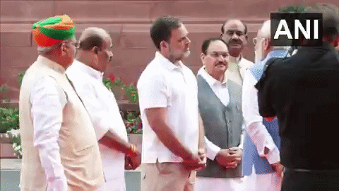 Rare Moment in Parliament: मोदी और राहुल गांधी की बातचीत बनी चर्चा का केंद्र