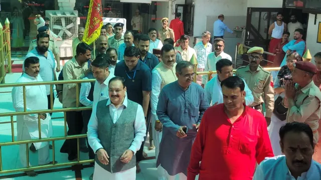 Bengal चुनाव में जीत की मन्नत पूरी होने पर श्री नैना देवी मंदिर पहुंचे Jagat Prakash Nadda