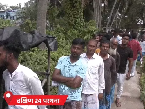 West Bengal के 15 बूथों पर दोबारा मतदान, डायमंड हार्बर में EVM खराबी से वोटर्स परेशान