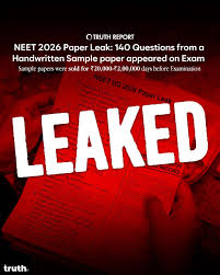 NEET UG 2026 Big Scam Claim: गेस पेपर से मिले 140 सवाल, परीक्षा पर उठे सवाल
