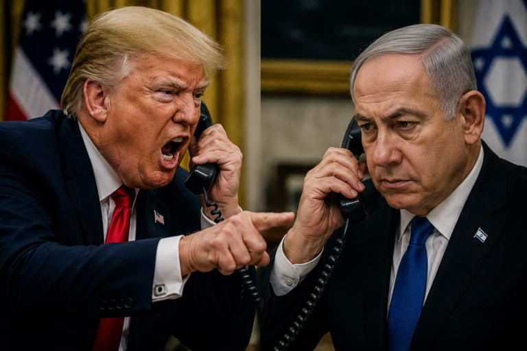 Trump Netanyahu Phone Call