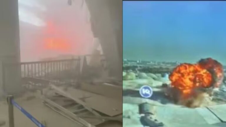 आग का गोला बना Iranian Drone, कुवैत एयरपोर्ट से टकराते ही मचा हड़कंप