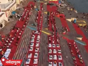 अंतरराष्ट्रीय योग दिवस पर मध्य प्रदेश में उत्साह: Jabalpur में राष्ट्रपति-सीएम ने किया योग