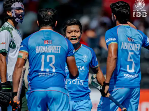 Hockey pro league : भारत ने पाकिस्तान को 4-3 से हराया, रोमांचक मुकाबले में शानदार जीत