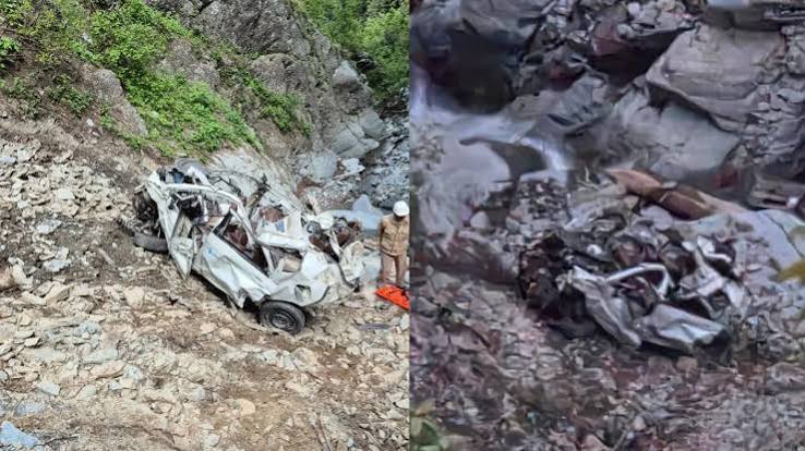 Chamba Accident गहरी खाई में समाई कार, एक ही गांव के 7 लोगों की मौत