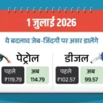 July New Rules Updates : 1 जुलाई से लागू हुए 8 बड़े बदलाव