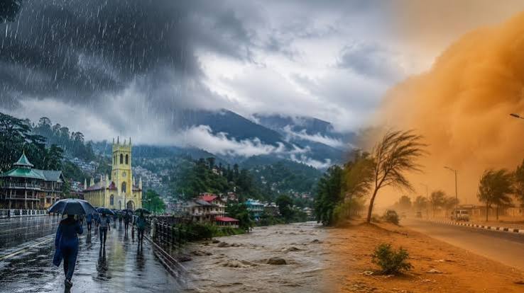 Monsoon Update: MP और Rajasthan में तेज बारिश का अलर्ट, Himachal में 135 सड़कें बंद