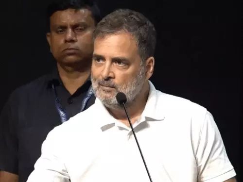 राहुल गांधी बोले- छात्रों को माफी नहीं, सरकार के कामों का जवाब चाहिए; RSS पर भी साधा निशाना