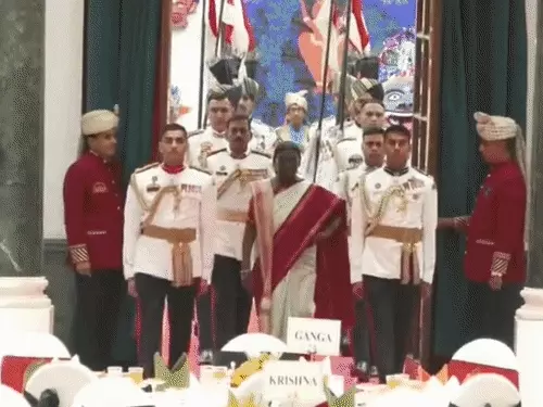 राष्ट्रपति भवन में ‘एट होम’ रिसेप्शन, PM मोदी समेत 650 मेहमान हुए शामिल