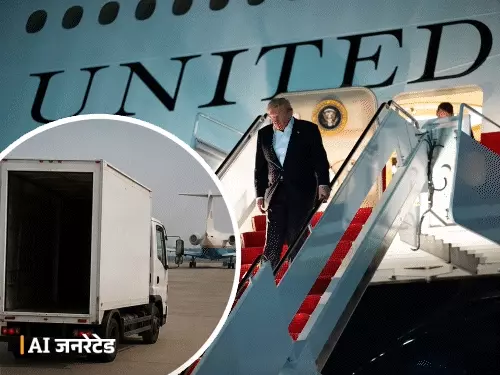 Trump ने माना- Iran के डर से बदलना पड़ा विमान