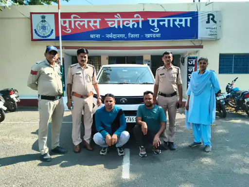 खंडवा में मोबाइल टावर की केबल चोरी का प्रयास, 24 घंटे में पुलिस ने किया खुलासा; दो आरोपी गिरफ्तार