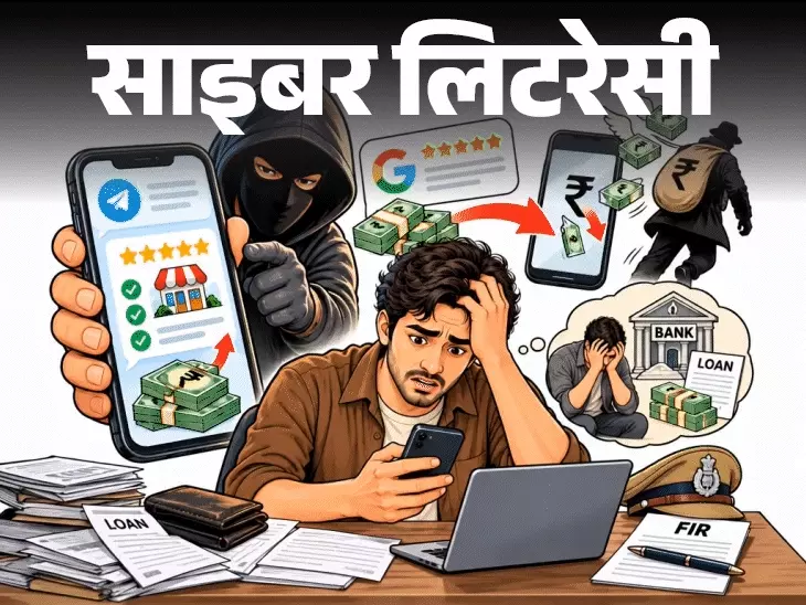Cyber Scam: Google Review के नाम पर युवक से 7 लाख की ठगी, घर बैठे कमाई के झांसे से रहें सावधान