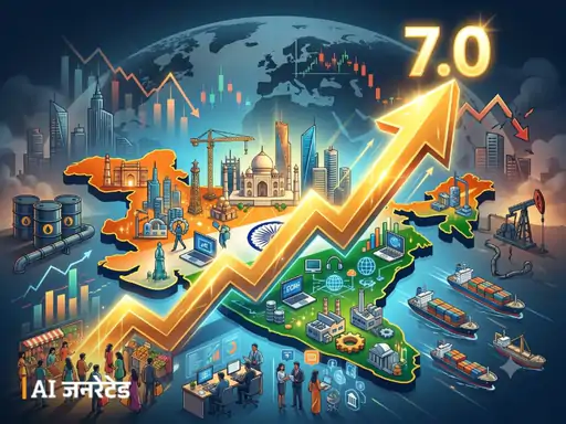 IMF ने बढ़ाया भारत की GDP ग्रोथ का अनुमान, 2026 और 2027 में 7% विकास दर रहने की उम्मीद