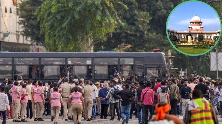 Delhi Protest Case मेट्रो बंदी और प्रदर्शनकारियों की हिरासत पर सुप्रीम कोर्ट में सुनवाई