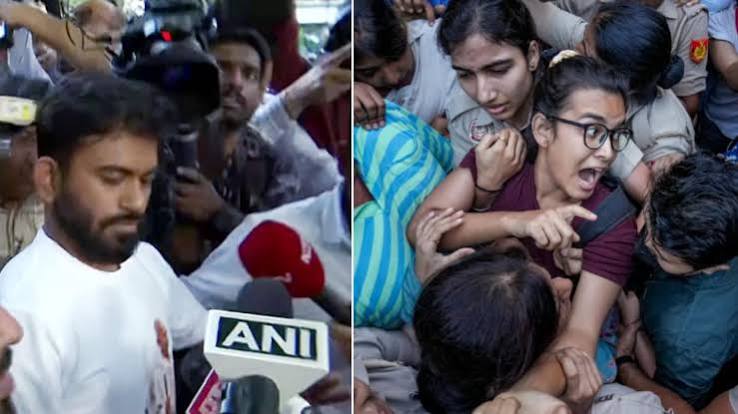 Delhi तिरंगा मार्च से पहले Abhijeet Dipke पर पुलिस कार्रवाई, नेहा बोरा को मिली रिहाई