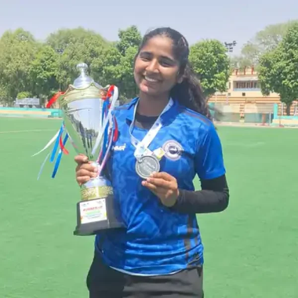 गुना की मुस्कान रघुवंशी का महिला हॉकी अकादमी ग्वालियर में चयन, गोलकीपर के रूप में बनाई खास पहचान