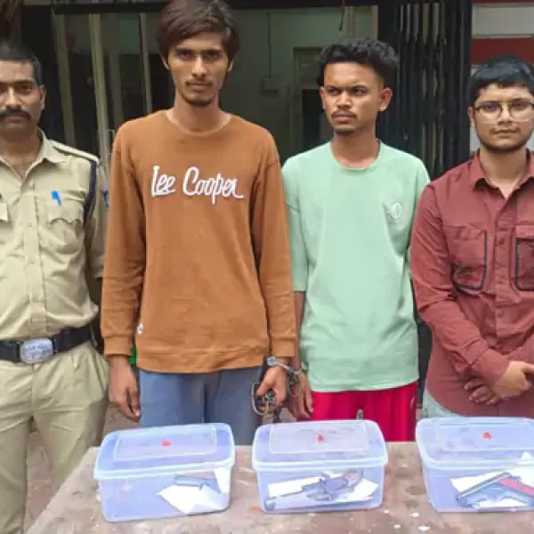 खंडवा में अवैध हथियारों का खुलासा: गैंगस्टर अमन लाला से पूछताछ में मिली 3 देसी पिस्टल, 4 आरोपी गिरफ्तार