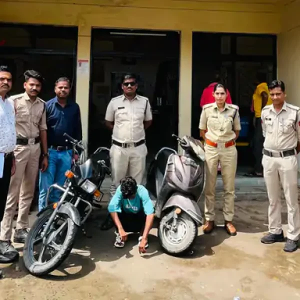 उज्जैन में चोरी के मामलों का खुलासा: सोने का हार और चोरी की बाइक-स्कूटी बरामद, 2 आरोपी गिरफ्तार