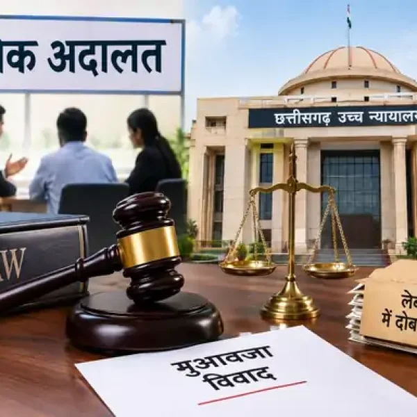 बिलासपुर लोक अदालत के फैसले पर हाईकोर्ट की सख्त टिप्पणी, बिना समझौते ठेकेदार को मुआवजे से मुक्त करना गलत
