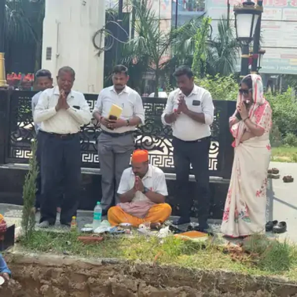 खटीमा के कंजाबाग चौराहे पर लगेगी महाराणा प्रताप की प्रतिमा, भूमि पूजन के साथ काम शुरू