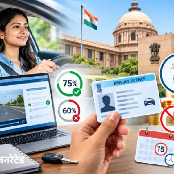 ड्राइविंग लाइसेंस बनवाना होगा मुश्किल? अब टेस्ट में 75% अंक जरूरी करने का प्रस्ताव, PVC कार्ड भी मिलेगा