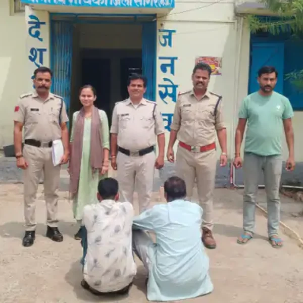 सागर में शादी के विवाद में खूनी झगड़ा: पति-पत्नी और बेटा गिरफ्तार, दुल्हन और मां पर हमला